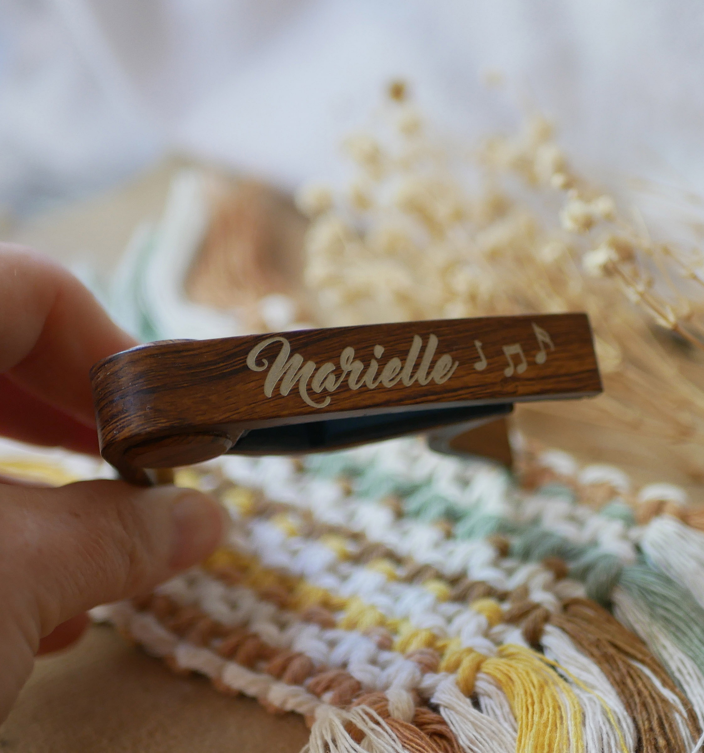 Gitarcapo i aluminium med egen gravering