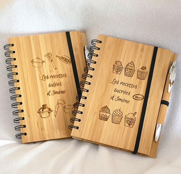 Tre notisbok Kj&oslash;kkenoppskrifter for &aring; personliggj&oslash;re