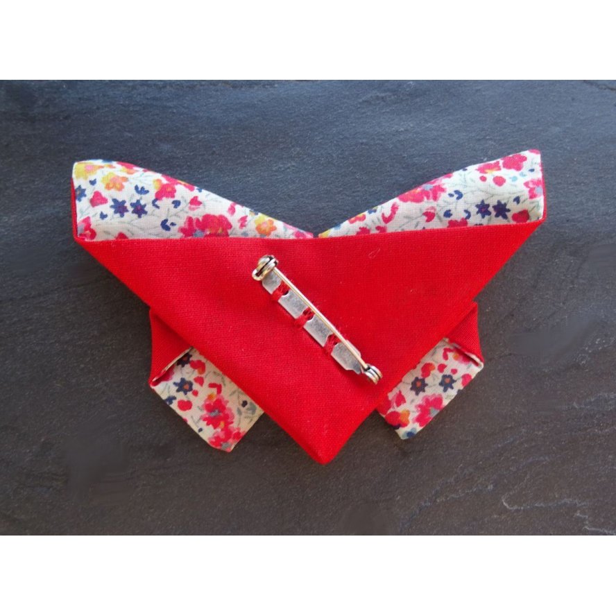 Tre sløyfesett Pouch Butterfly brosje Liberty