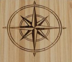 Mønster 1 (kompassrose)